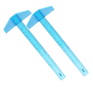 Règle <span class=keywords><strong>en</strong></span> T Foska, impressions précises et durables, dessin, 20 pouces/50 cm, règle <span class=keywords><strong>en</strong></span> T junior transparente pour le dessin, l'esquisse et la conception - Product Image 1