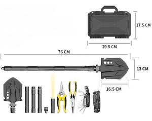 مجموعة أدوات مُهندسية من معدات مركبة البقاء في الخارج من الجهاز المُزوَّدة بجارة تكتيكية قابلة للطي ومتعددة الوظائف محمولة - Product Image 5