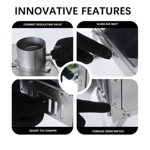 مطبخ صديق للبيئة مع تدفئة مخصصة حسب الطلب، مثالي للتدفئة والطهي في الهواء الطلق - Product Image 3