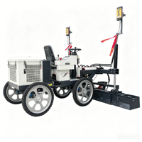 Robot de nivellement laser à faible taux de défaillance, machine pratique pour le nivellement des sols en béton sur chantier
