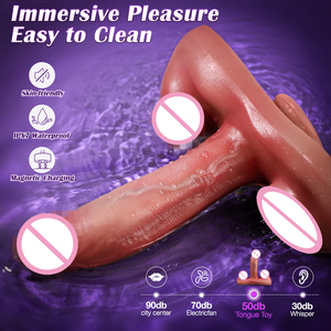 هزاز نسائي بتحكم عبر التطبيق مع 7 أنماط اهتزاز وتركيز على نقطة جي وحزام قابل للتعديل ومقاوم للماء 100% محمول للبالغين - Product Image 5