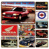 Fabricante al por mayor Classic Motor Signs Placas Metal Crafts Retro Vintage Publicidad Posters Carteles de chapa
