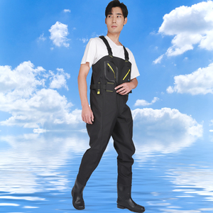 PVC Taslan รองเท้าบูทกันน้ำสำหรับตกปลา, กันน้ำใส่ได้ทั้งชายและหญิง - Product Image 5