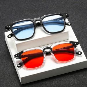 Gafas de Sol Cuadradas con Lentes de Estilo Oceánico, Vintage, Personalizadas al por Mayor, para Hombre y Mujer, Montura Pequeña y Colorida - Product Image 1