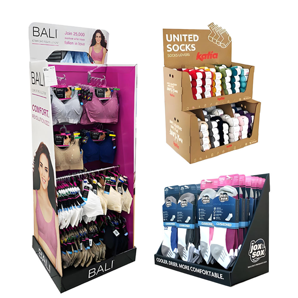 Exhibición de Ropa/Calcetines/Mobiliario