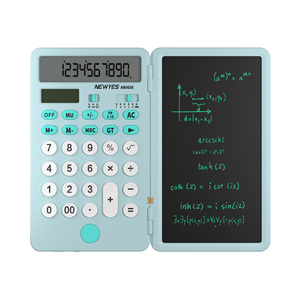 Office Business Lcd Writing Tablet Pad Folding Handwriting 12 <strong>Digits</strong> Display Economics Calculator <strong>Notepad</strong> - Product Image 5