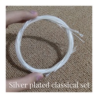 Jelo Produsen Langsung Set Senar Gitar Klasik Nylon 1-6 Senar Berlapis Perak Aksesoris Instrumen Musik Lintas Negara