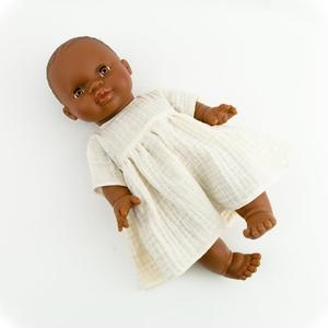 Robe en mousseline pour poupée miniature de 13 pouces, robe d'été pour poupée <span class=keywords><strong>Minikane</strong></span> - Product Image 3