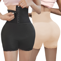 Pantalon gainant taille haute avec crochets pour le lifting des fesses, Fajas Colombianas, contrôle du ventre, maintien ferme, sans couture, respirant, en Spandex, pour le remodelage corporel