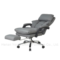 Chaise de bureau ergonomique de luxe à dossier haut, pivotante, avec hauteur réglable, convertible, multifonctionnelle, design moderne