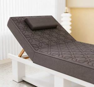 Table de beauté en latex, table de massage thaïlandaise pour salons de beauté, table de thérapie personnalisée, table pour extensions de cils de 90, 100 et 120 cm de large - Product Image 4