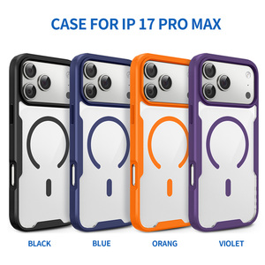 เคสโทรศัพท์ TPU PC ใสบางแบบแม่เหล็ก ป้องกันการกระแทก ครอบคลุมทั้งตัวเครื่อง ป้องกันรอยขีดข่วน ไม่เหลือง สำหรับ <span class=keywords><strong>iPhone</strong></span> 17 16 15 <span class=keywords><strong>Plus</strong></span> Pro Max - Product Image 5
