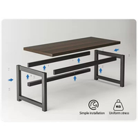 Ménage Simple Large Épais Ordinateur Étudiant Bureau D'étude Bureau À Domicile Table De Travail