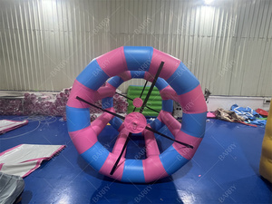 Tpu pvc nổi hồ bơi đồ chơi inflatable nước chạy con lăn bóng inflatable nước con lăn bánh xe cho trẻ em và người lớn - Product Image 3