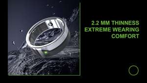 Ezhealth แหวนอัจฉริยะ<span class=keywords><strong>นิ้ว</strong></span>กันน้ำ5ATM ดูแลสุขภาพอัตราการเต้นของหัวใจออกซิเจนในเลือดอิ่มตัวติดตามการนอนหลับแหวนอัจฉริยะ - Product Image 5