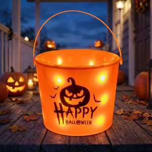 Nuevo Cubo Luminoso Portátil de Calabaza para Halloween 2023, Lámpara LED Portátil de Calabaza, Accesorios de Decoración para el Festival de los Fantasmas, Caja de Dulces - Product Image 3