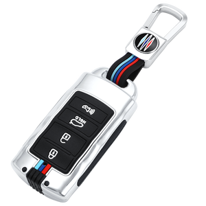 Étui de protection pour clé de voiture en alliage de zinc et gel de silice pour <span class=keywords><strong>KIA</strong></span> <span class=keywords><strong>Sportage</strong></span> R KN-07 Sorento Cadenza K7 K3 K5 <span class=keywords><strong>Porte</strong></span>-clés <span class=keywords><strong>Porte</strong></span>-clés Sac - Product Image 1