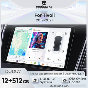 DUDUAUTO สำหรับ SsangYong <span class=keywords><strong>Tivoli</strong></span> 2019-2021 ชุดแต่งมัลติมีเดียในรถยนต์ระบบ Android พร้อมบลูทูธ ระบบนำทาง Car-play และจอภาพมองหลัง - Product Image 2
