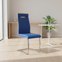 Chaise française simple et confortable en PU pour bureau