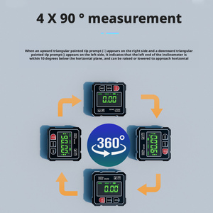 Niveau laser numérique 2 axes avec rapporteur d'angle, inclinomètre, règle, base magnétique et détecteur d'angle magnétique - Product Image 5