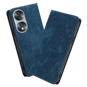 Capa magnética honor 80 x8a 70i lite, capinha traseira de couro com flip, acessórios para celular