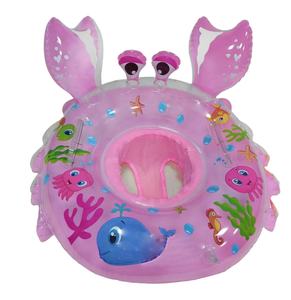 Flotador de <span class=keywords><strong>Piscina</strong></span> Inflable de PVC de Alta Calidad, Asiento Flotante con Forma de Cangrejo, Anillo de Natación para Niños - Product Image 1
