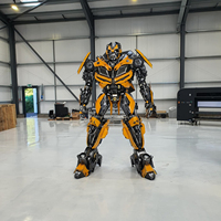 Sculptures de Transformers Bumble Bee de haute qualité à vendre, grandes sculptures en résine d'anime de dessin animé, sculptures sur pied