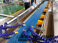 Extrudeuse WPC Greenlandplast SJSZ65/132, machine de fabrication de terrasses en WPC, machine composite bois-plastique