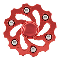 Fidget Spinner à billes d'acier GZ-001, jouet anti-stress en métal électroplaqué pour jeunes de 15 à 35 ans, petit cadeau en stock