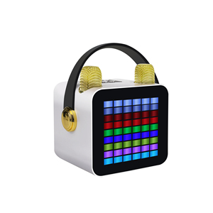 Machine de karaoké à écran <span class=keywords><strong>LED</strong></span> complet OEM Portable BT Speaker Outdoor Home Partybox Bass Karaoke Speaker avec microphone sans fil - Product Image 5