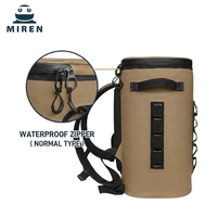 Sac à dos isotherme moderne en TPU de haute qualité, 20L, noir, étanche, hermétique, pour le stockage de vin, de nourriture et de canettes, portable pour le camping