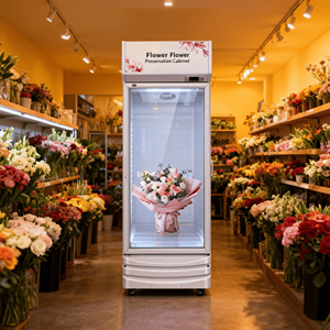 <span class=keywords><strong>ตู้</strong></span>แช่เย็นดอกไม้ตู้โชว์เชิงพาณิชย์อุณหภูมิเดียว<span class=keywords><strong>ตู้</strong></span>เก็บช่อดอกไม้สด - Product Image 2