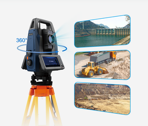 Роботизированный тахеометр Hi-target HTS-820 с улучшенной системой управления и быстрым захватом призмы для точной однопользовательской съемки - Product Image 2