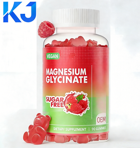 Gomitas de Glicinato de Magnesio de Marca Privada 500mg, Suplemento Sin Azúcar para Ayudar a Dormir, Aliviar el Estrés y Relajar los Músculos - Product Image 1