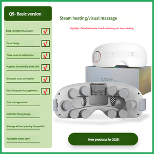 Masseur oculaire à vapeur 3D, relaxation des yeux, massage, soulagement de la fatigue, atténuation des cernes, lissage des ridules, beauté - Product Image 4