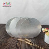Plateau de Présentation Rond Jetable pour Pâtisseries et Gâteaux 16/26/32 cm, Planches de Base en Carton Doré pour Cupcakes et Desserts d'Anniversaire