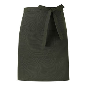 Tablier <span class=keywords><strong>de</strong></span> serveur imperméable à la mode, demi-tablier, essuyage des mains, logo personnalisé en gros, tablier <span class=keywords><strong>de</strong></span> cuisine à domicile - Product Image 5