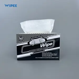 Disposable X80 heavy duty cleaning wipes 50 toallas les serviettes Multicolor Super Durable Industrial Strength Wiper