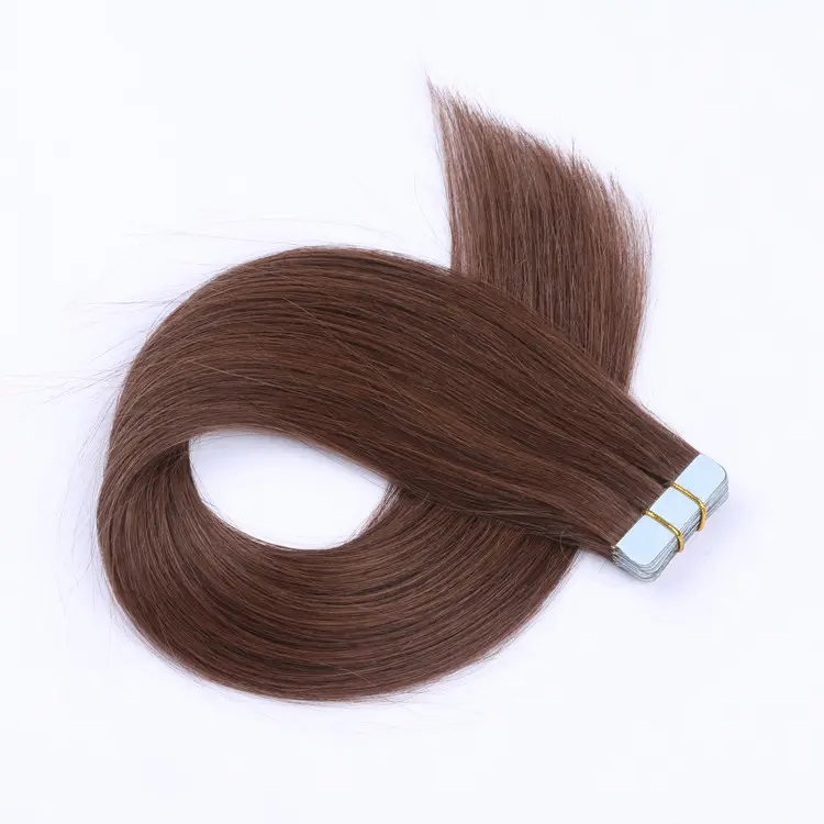 European Double Drawn Russian Human Hair Tape Hair Extension Inject Invisible Skin Weft Tape in Human Hair Extensions