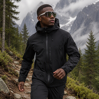 ANUNNAKI - Veste technique 3-en-1 - Imperméable et respirante 4000mm/6500g - Coupe-vent thermique - Conception avec cordon de serrage à l'ourlet