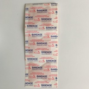 Pansement adhésif en forme de papillon pour les doigts, non stérile, pour les plaies, fourniture de premiers secours en extérieur, tissu élastique en PE, blanc cassé - Product Image 2
