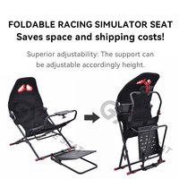 GY018W OEM Nouveau simulateur de course automobile pliable, cockpit de simulateur de course, chaise de jeu F1