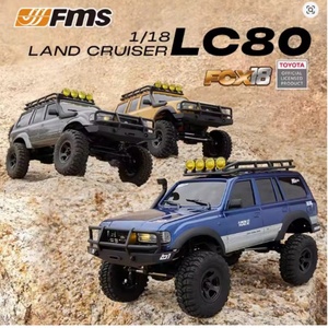 Nouvelle voiture RC FMS FCX 1/18 LC80 V2S Land Cruiser 1:18, véhicule tout-terrain à quatre roues motrices, modèle de voiture RC de simulation, cadeau - Product Image 2