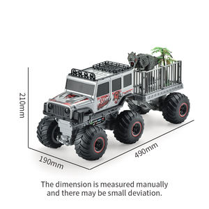 Coche Teledirigido Yicheng Toys 2022, 2.4g, Escala 1/16, 6 Ruedas, con Sensor, Camioneta Monstruo con Dinosaurio y Árbol - Product Image 4