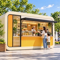 Maison mobile préfabriquée Apple Cabin, maison modulaire en acier, intérieur complet pour glamping, hôtel de villégiature, villa