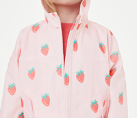 Blouson bomber en jean pour petites filles avec fermeture éclair, protection UV, respirant, en coton