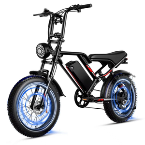 Vélo électrique à double batterie, suspension intégrale, frein hydraulique, pneus larges, longue autonomie, cadre en alliage d'aluminium - Product Image 1