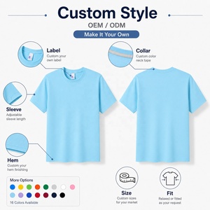 T-shirt vierge de haute qualité en gros, toucher coton doux, 100 % polyester, col rond uni, manches courtes, personnalisable avec logo - Product Image 4