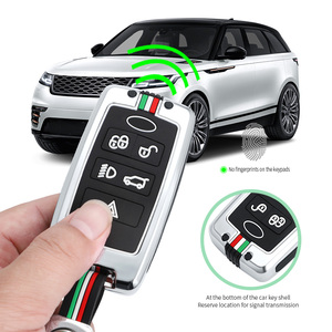 Elegante Cover per Chiavi Auto in Lega di Zinco per Land Rover Range Rover Sport Discovery 3 4 Elander 2 Evoque con 5 Pulsanti e Portachiavi - Product Image 5
