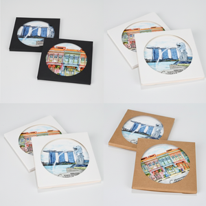 Posavasos de goma NFC con logotipo personalizado para bebidas de té y café - Product Image 1